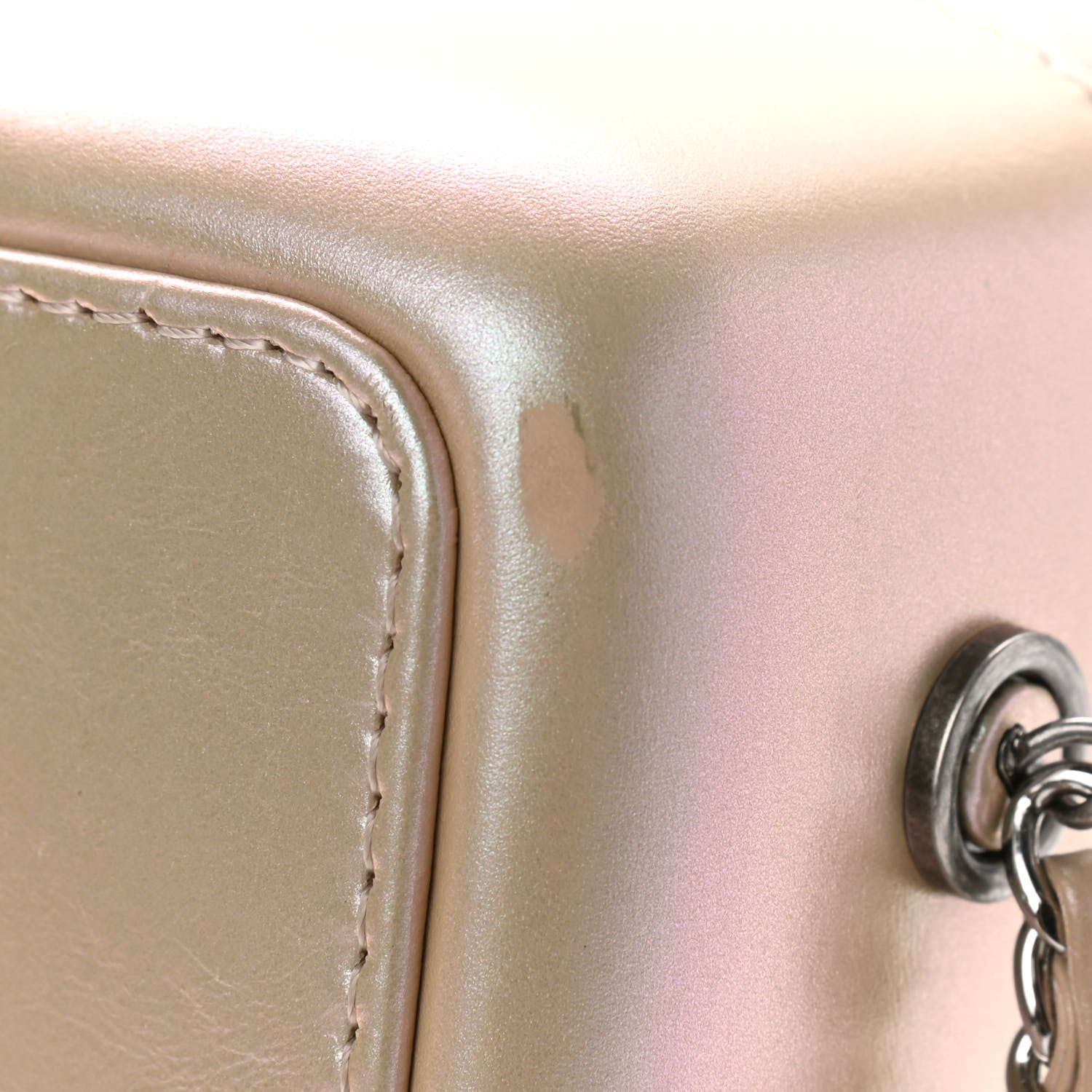 Chanel Iridescent Lambskin Calfskin Small Quilted Gabrielle Backpack Light Pink 8 of 10