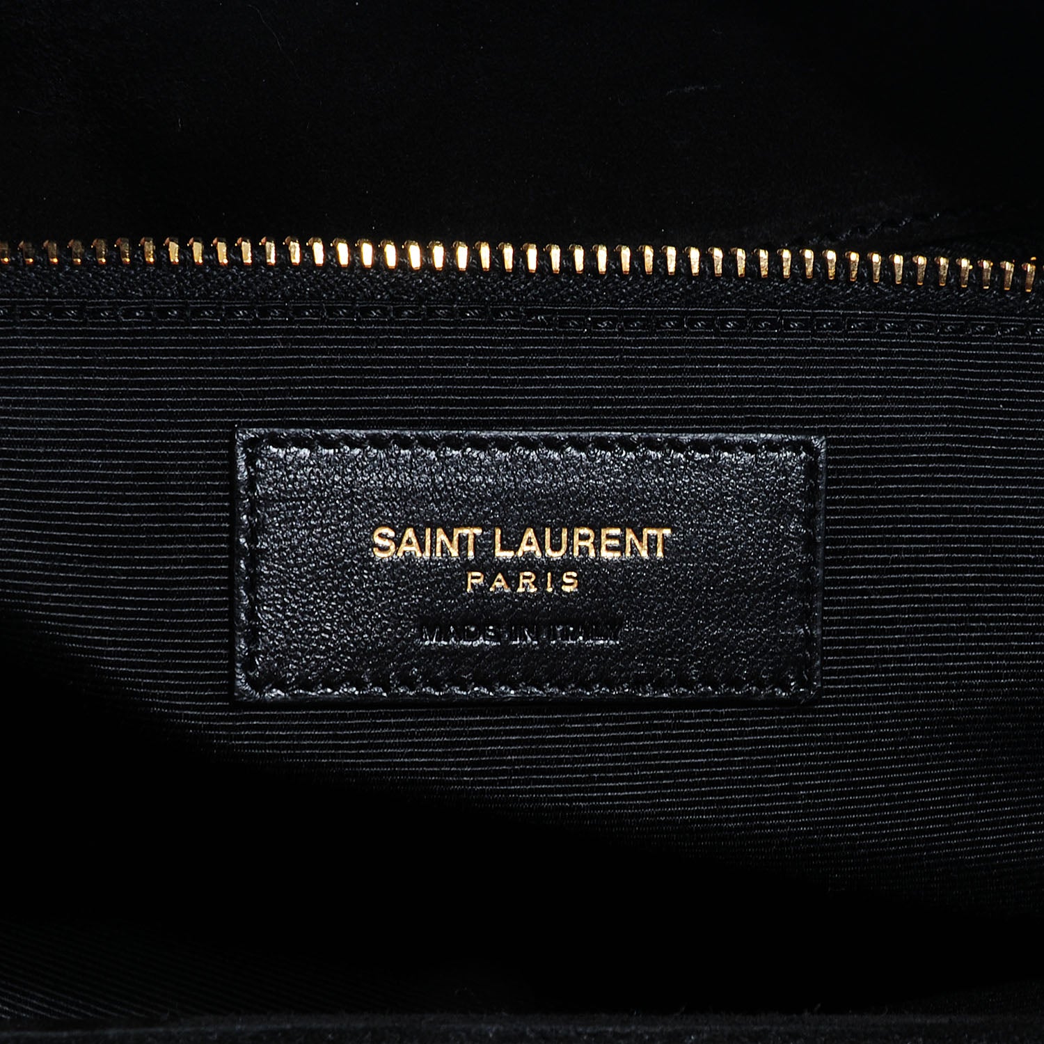 Saint Laurent Suede Cassandre Shopper Black 7 of 8