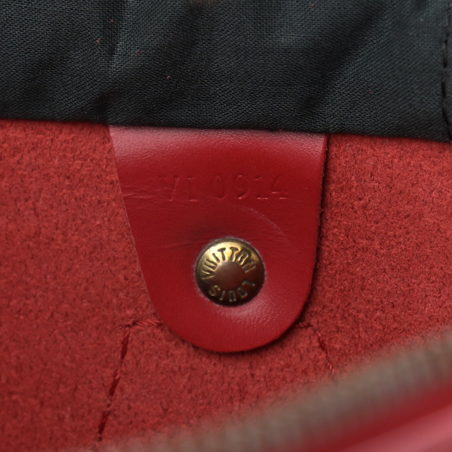 Louis Vuitton Epi Speedy 35 Castillan Red 6 of 12