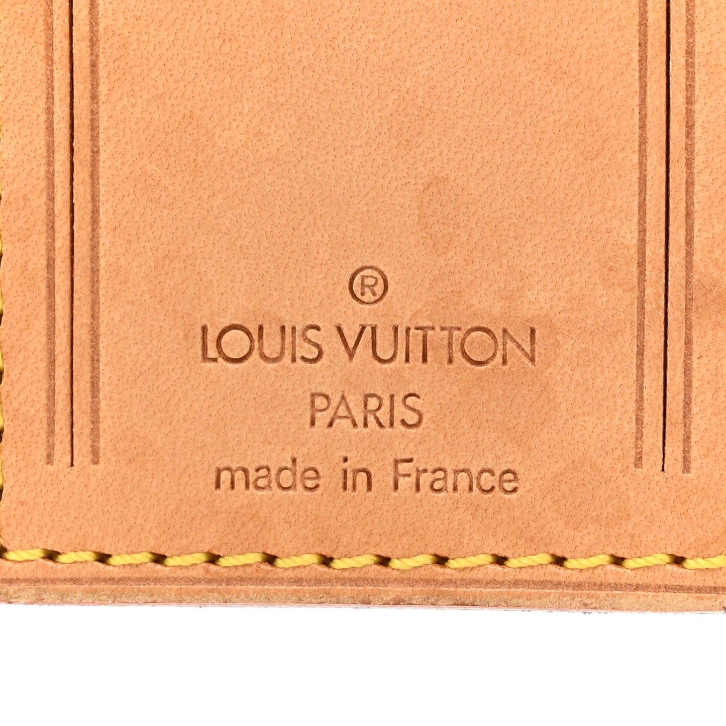 Vachetta Luggage Tag