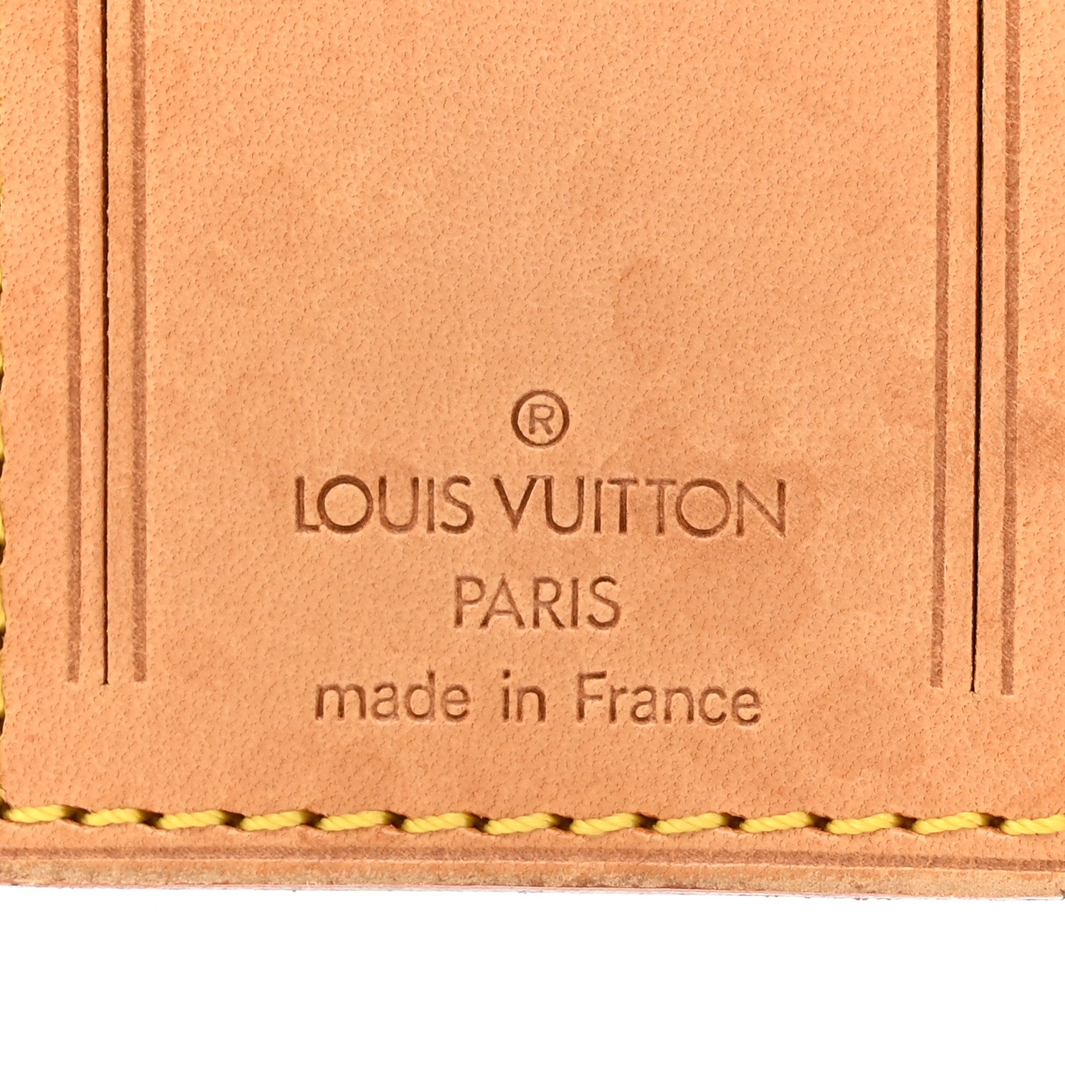 Louis Vuitton Vachetta Luggage Tag 3 of 3