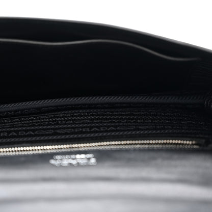 Prada City Calfskin Ribbon Bag Black 5 of 11