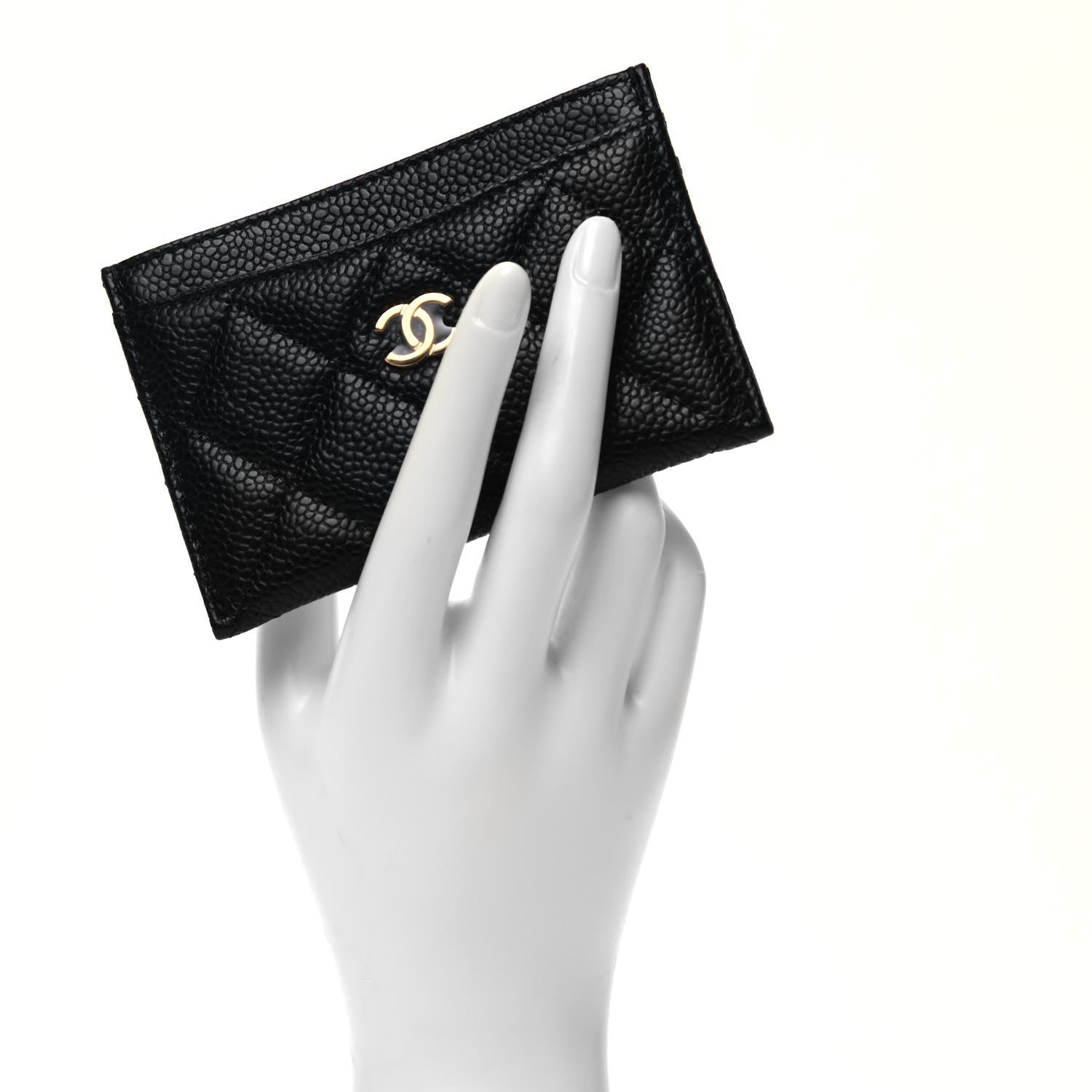 Chanel Caviar Quilted Card Holder Black 2 of 7