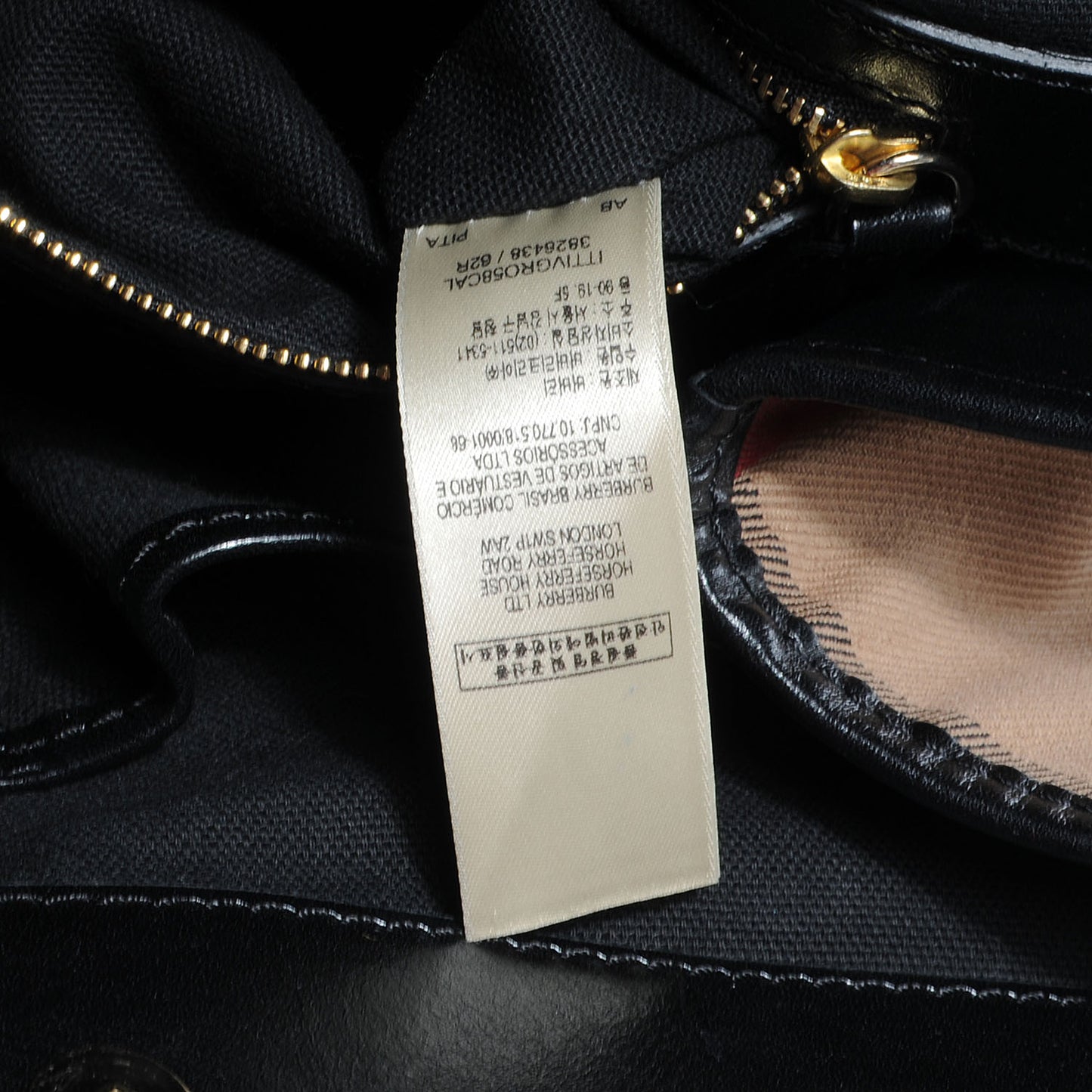 Bridle Calfskin House Check Medium Canterbury Hobo