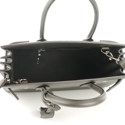 Saint Laurent Grained Calfskin Baby Sac De Jour Coal 5 of 7
