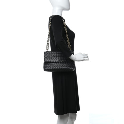 Bottega Veneta Nappa Intrecciato Small Olimpia Bag Black 2 of 10