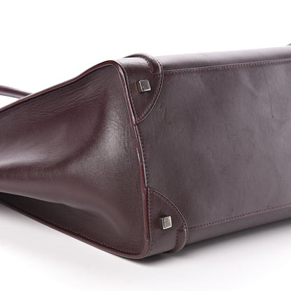 Celine Smooth Calfskin Mini Luggage Burgundy 7 of 9