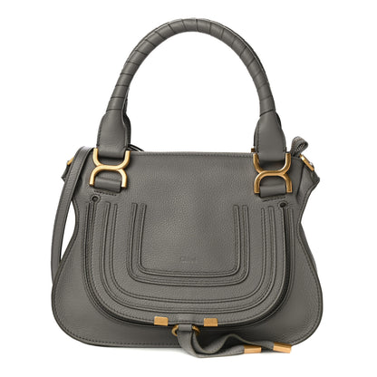 Chloe Calfskin Small Marcie Satchel Cashmere Grey 1 of 10