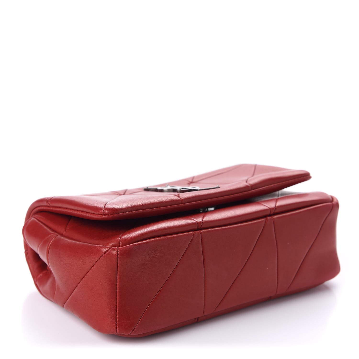 Saint Laurent Lambskin Patchwork Monogram Small Jamie Red 4 of 11