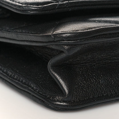 Chanel Lambskin Quilted Chanel 19 Wallet On Chain WOC Black 10 of 12