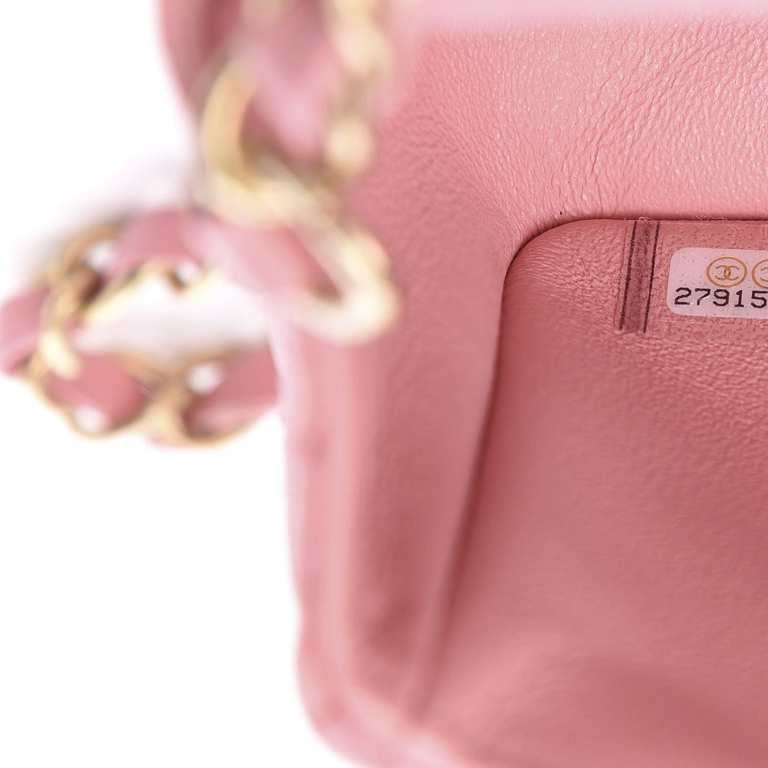 Chanel Lambskin Quilted Mini Rectangular Flap Pink 7 of 12