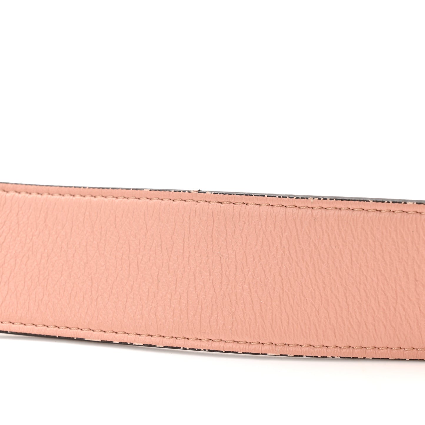Nappa FF 1974 Embossed Baguette Rosa Bourbon