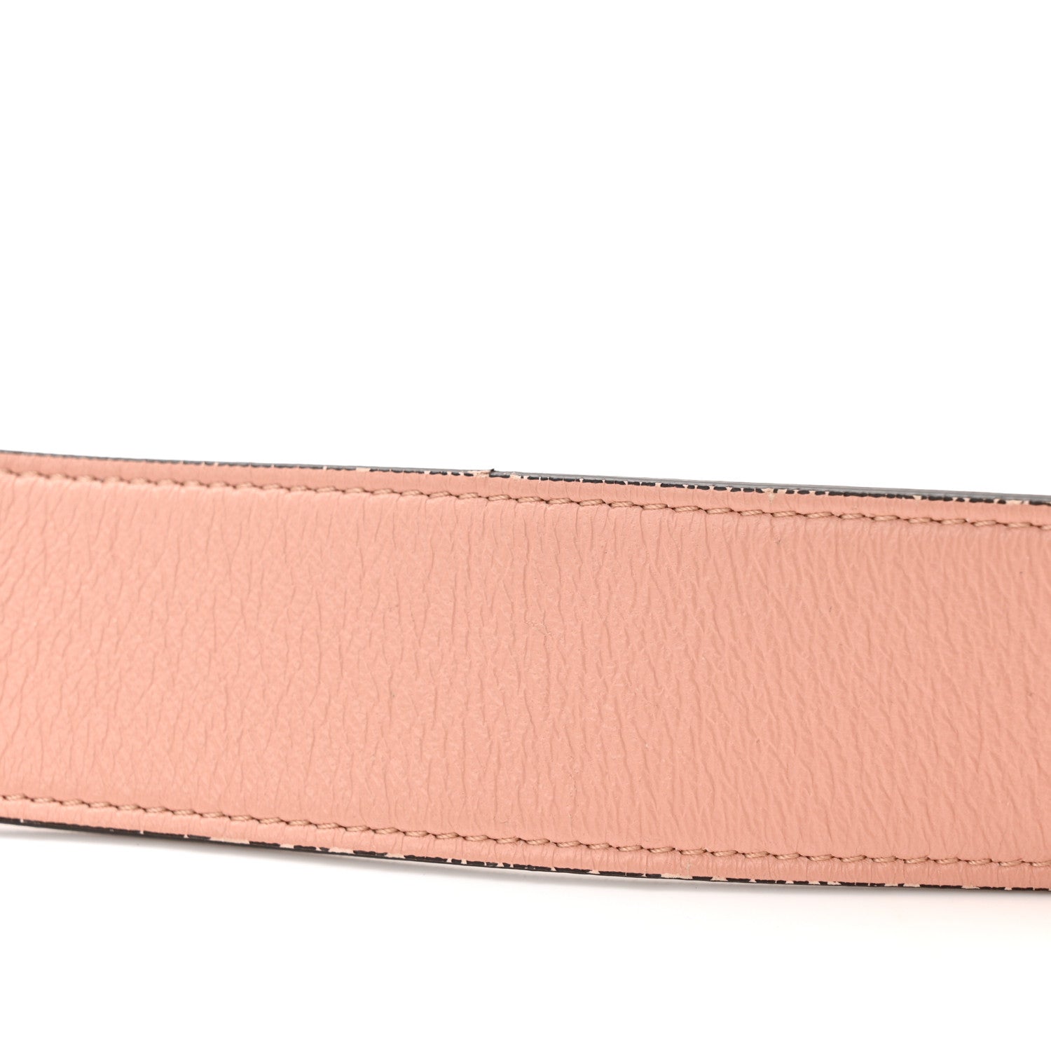 Fendi Nappa FF 1974 Embossed Baguette Rosa Bourbon 13 of 16