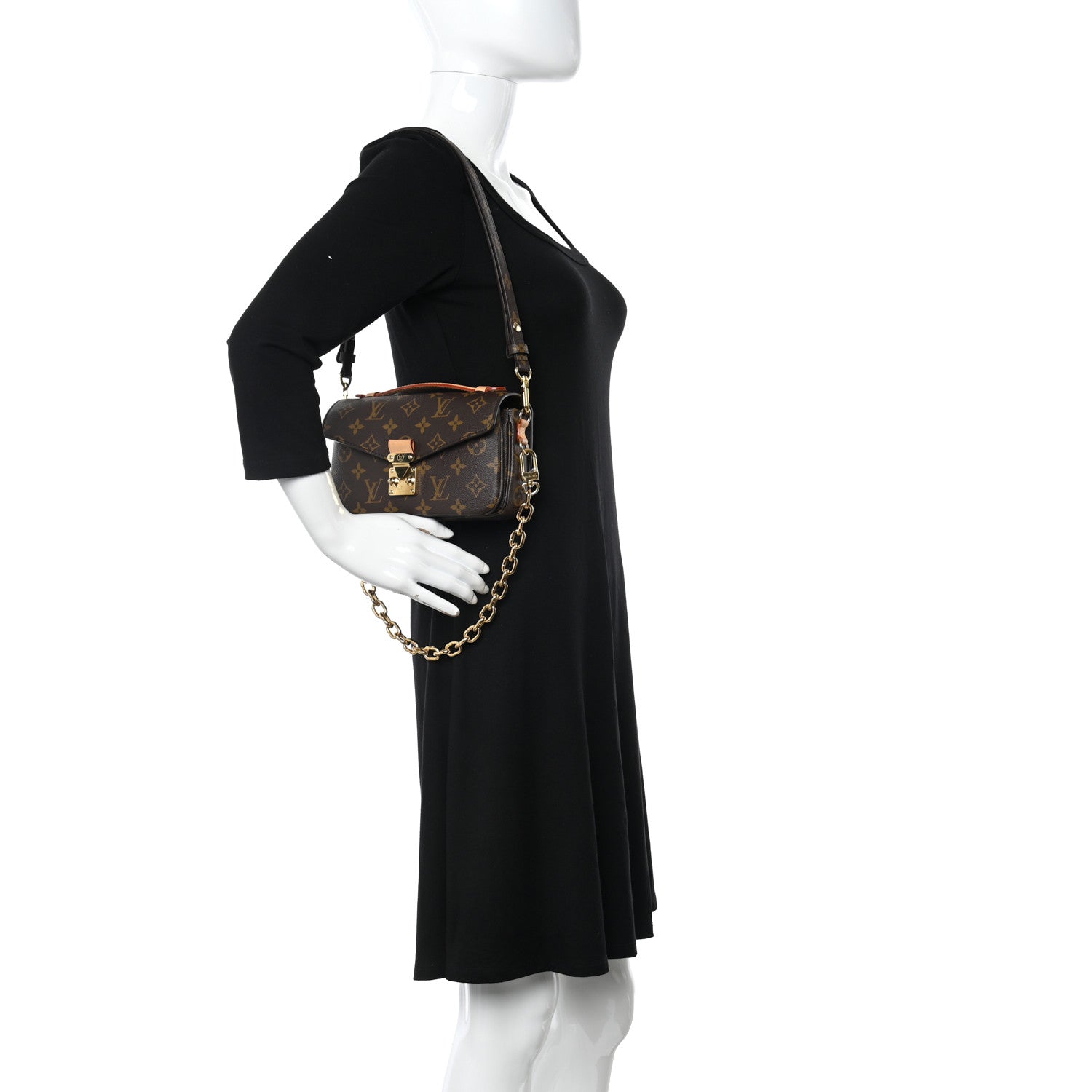 Louis Vuitton Monogram Pochette Metis East West 2 of 11