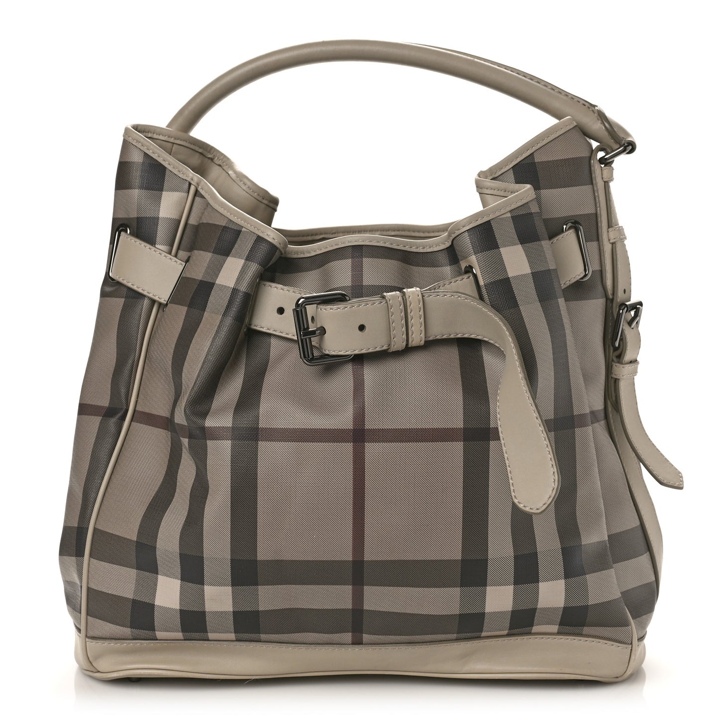 Smoked Check Medium Walden Belted Hobo Trench