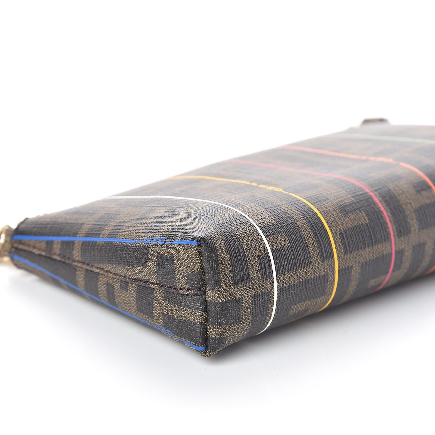 Zucca Spalmati Striped Pochette Tobacco Multicolor