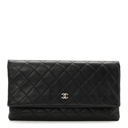 Chanel Lambskin Quilted CC Beauty Clutch Black 1 of 8
