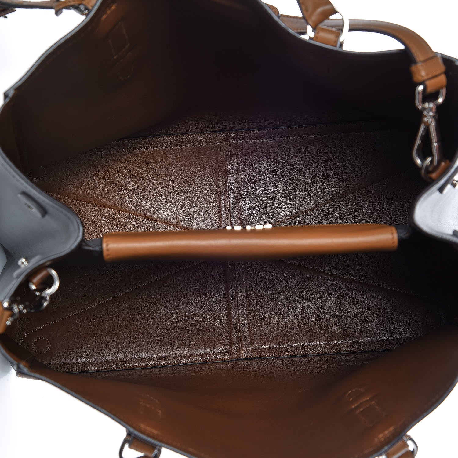 Prada City Calf Small Double Handle Tote Canella Marmo 6 of 12