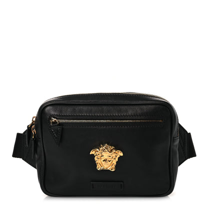 Versace Calfskin La Medusa Belt Bag Black 1 of 9