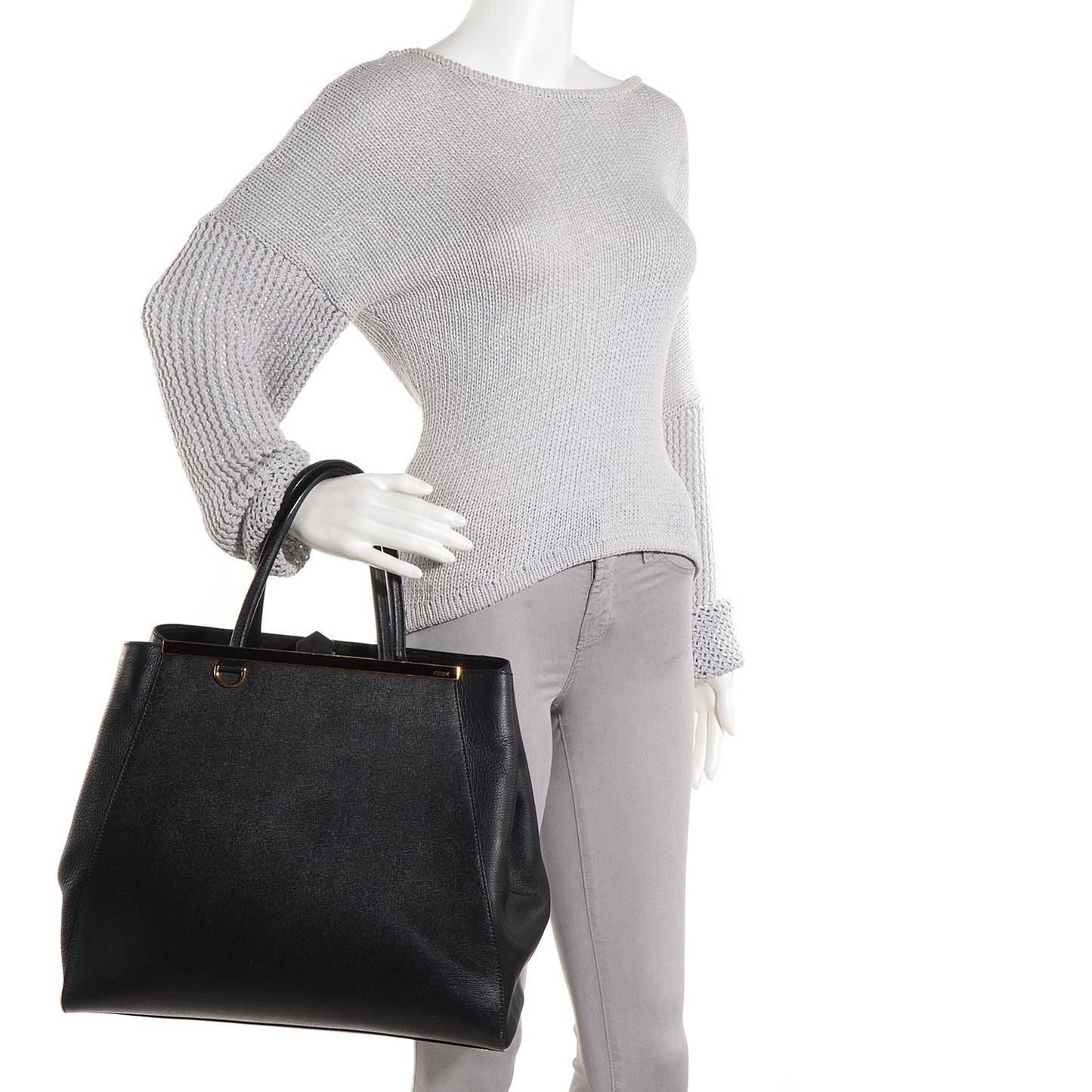 Vitello Elite Large 2Jours Tote Black