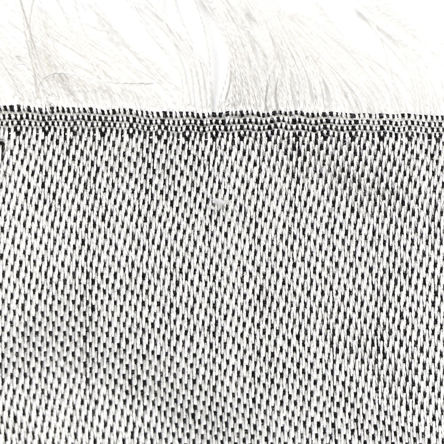 Louis Vuitton LOUIS VUITTON Silk Wool Monogram Denim Shawl Black 9 of 9