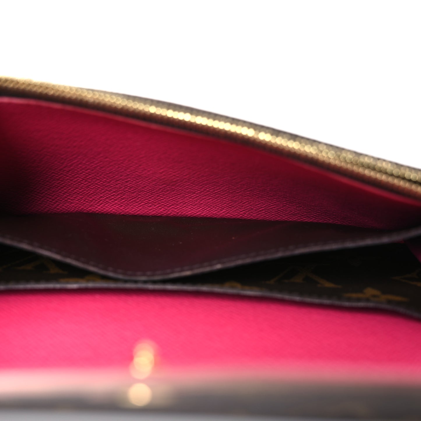 Monogram Bloom Flower Emilie Wallet Fuchsia