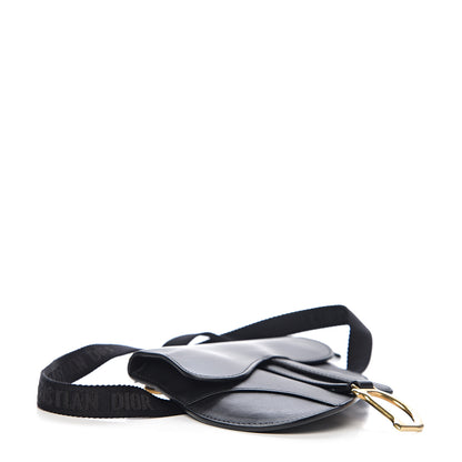 Christian Dior Calfskin Saddle Belt Bag Black 3 of 9