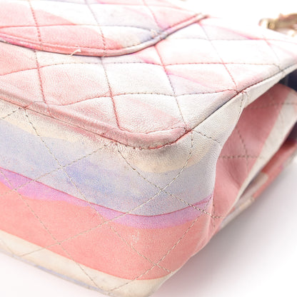 Chanel Lambskin Quilted Medium Double Flap Multicolor 15 of 23