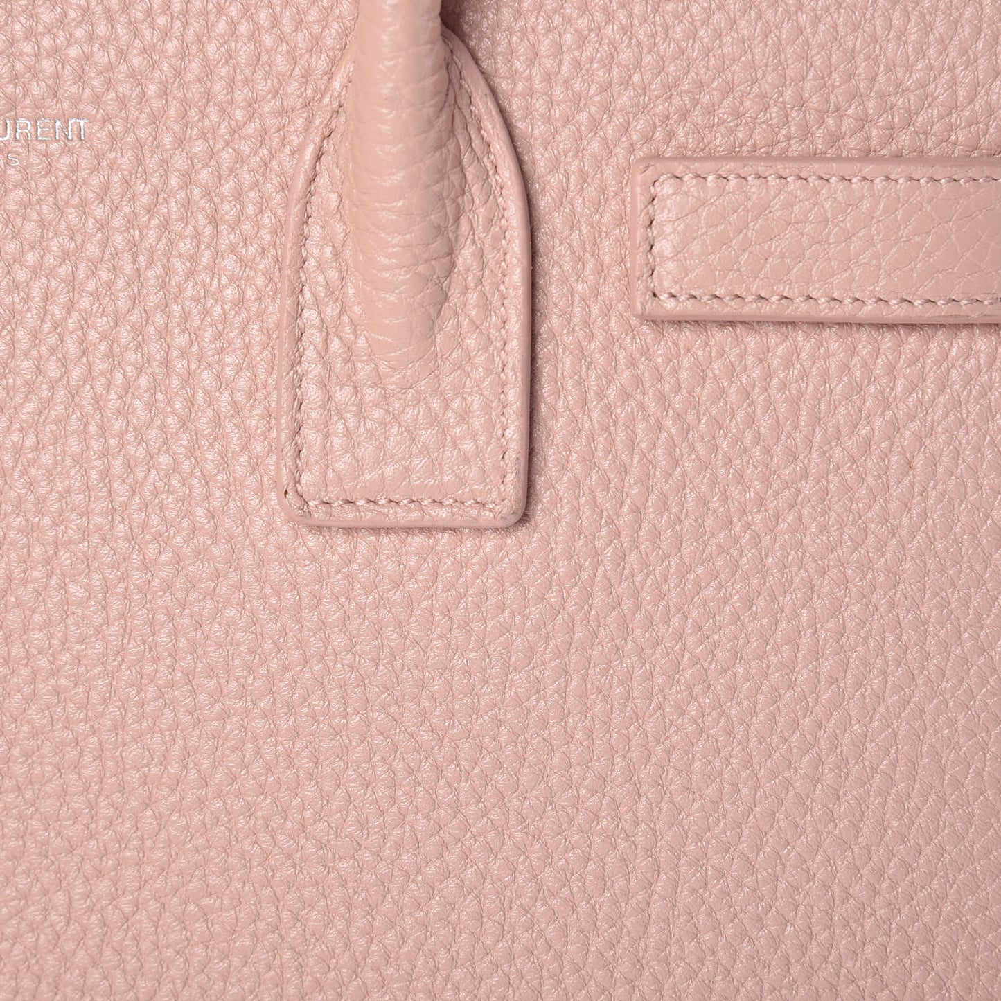 Grained Calfskin Baby Sac De Jour Antique Rose