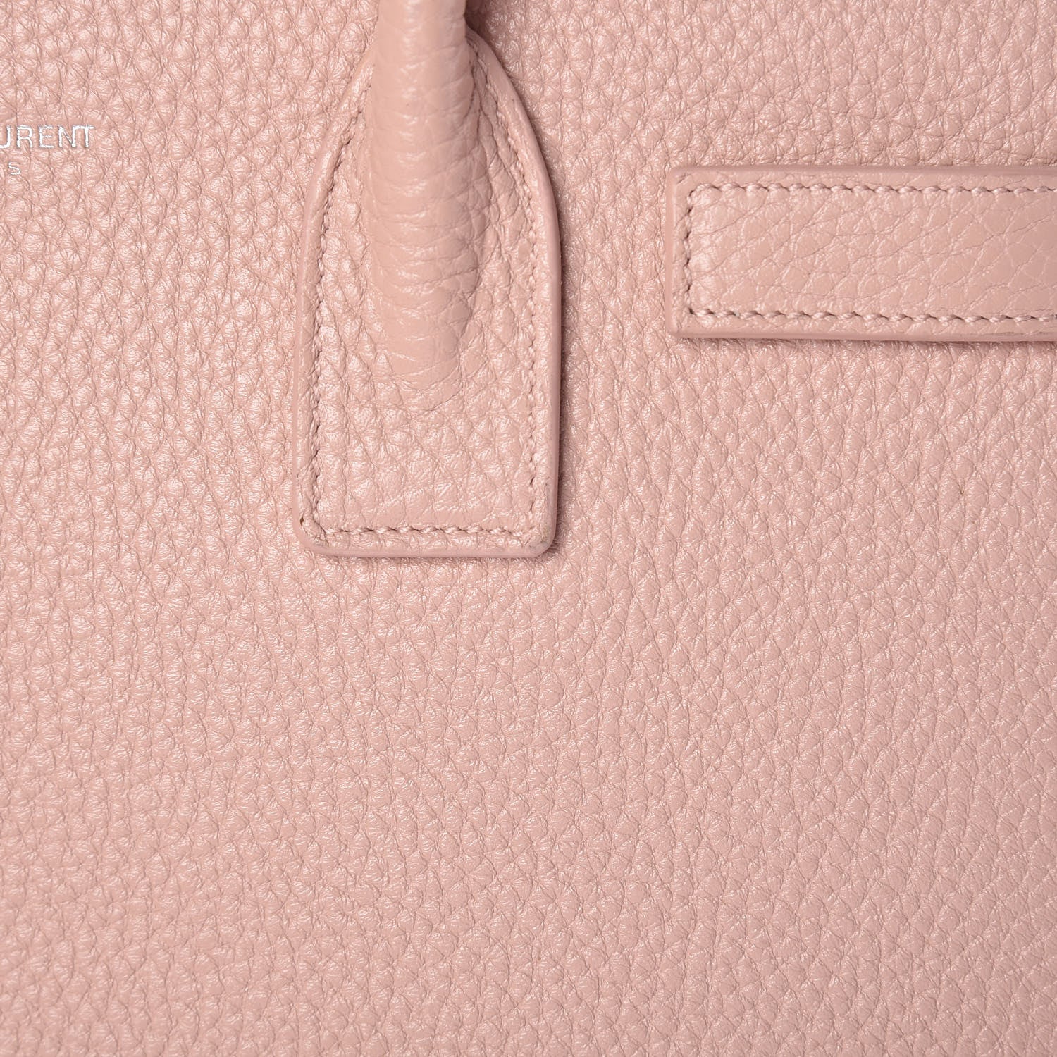 Saint Laurent Grained Calfskin Baby Sac De Jour Antique Rose 18 of 18