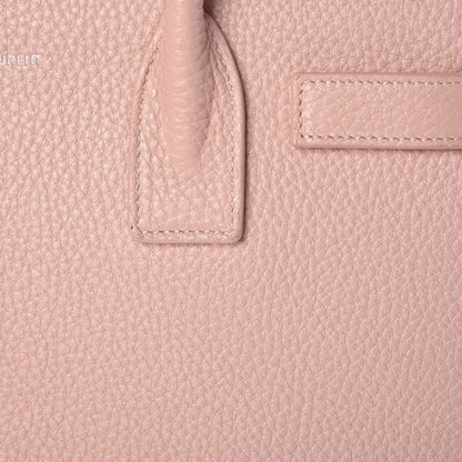 Saint Laurent Grained Calfskin Baby Sac De Jour Antique Rose 18 of 18