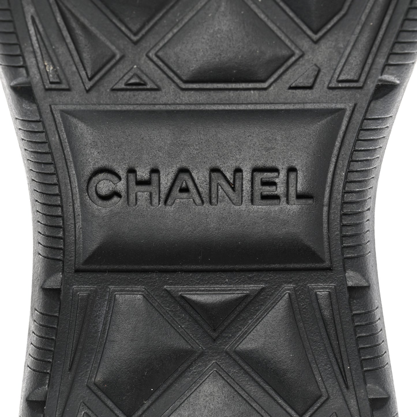 Velvet Calfskin Mixed Fibers CC Sneakers 39 Black