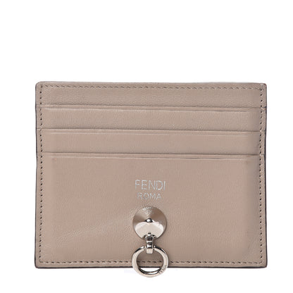 Fendi Vitello Liberty Century Lucido By The Way Card Holder Tortora 2 of 7