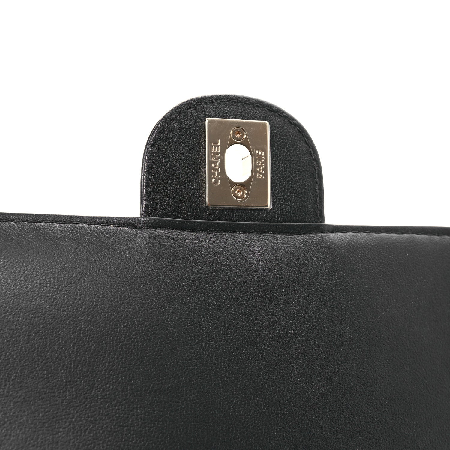 Chanel Calfskin Quilted Small Top Handle Flap Black 7 of 11