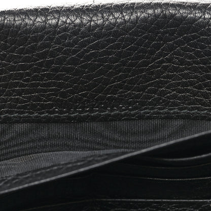 Gucci Calfskin GG Marmont Chain Wallet Black 9 of 12
