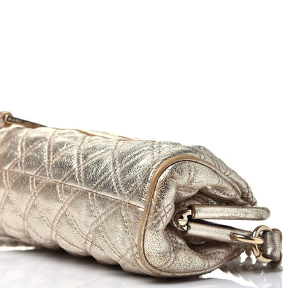 Marc Jacobs Metallic Calfskin Quilted Stam Clutch Gold 9 of 11