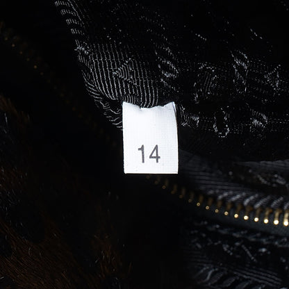 Prada Calf Hair Leopard Print Shopping Tote 7 of 11