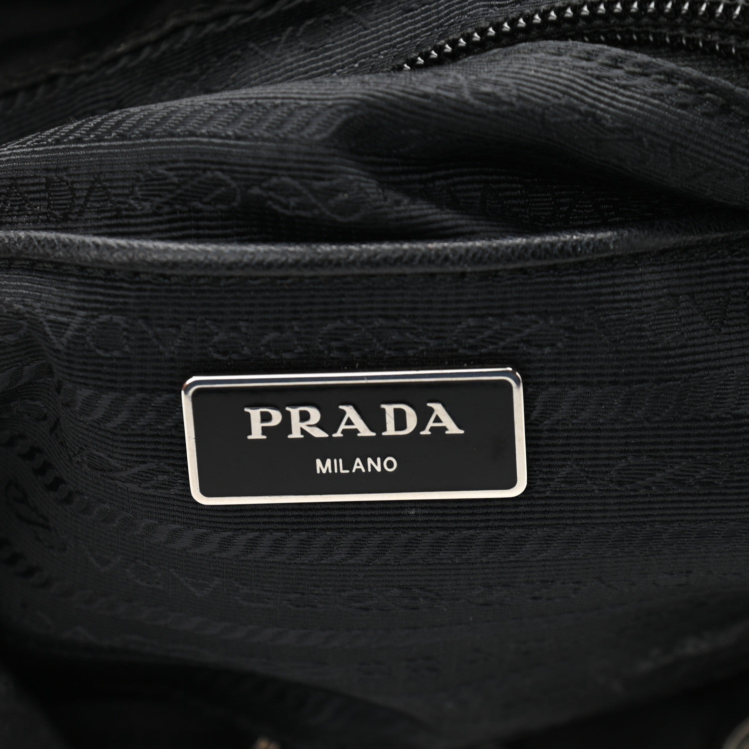Prada Nylon Vela Medium Backpack Black 6 of 12