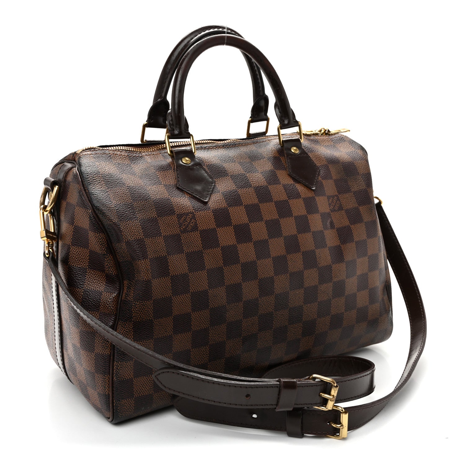 Louis Vuitton Damier Ebene Speedy Bandouliere 30 3 of 12