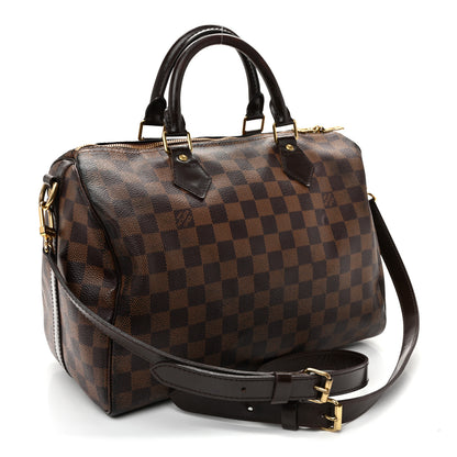 Louis Vuitton Damier Ebene Speedy Bandouliere 30 3 of 12