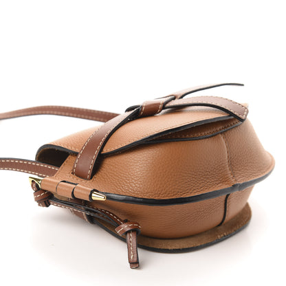 Loewe Grained Calfskin Mini Gate Crossbody Bag Caramel Pecan 4 of 10