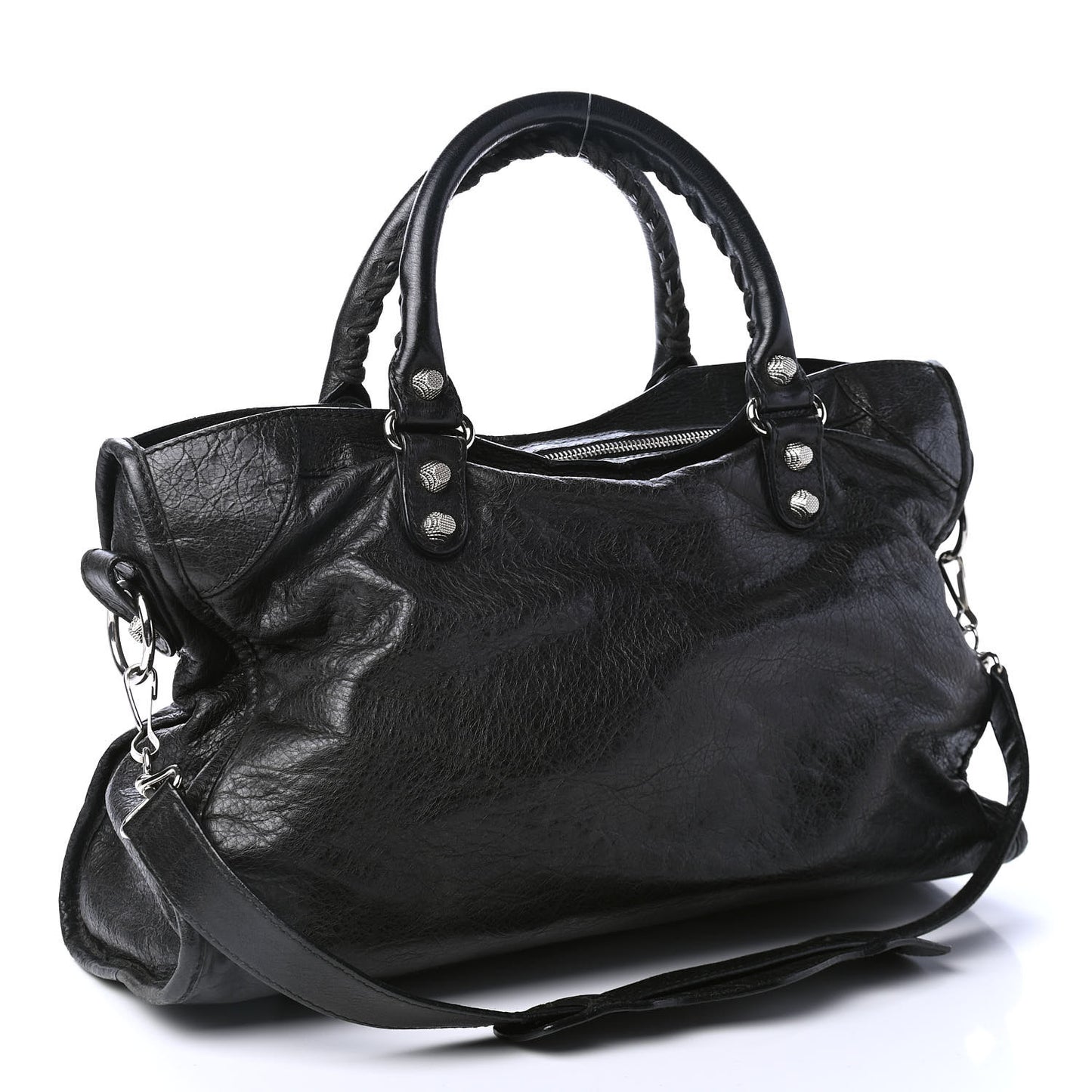 Agneau Giant 12 Silver Hardware City Black