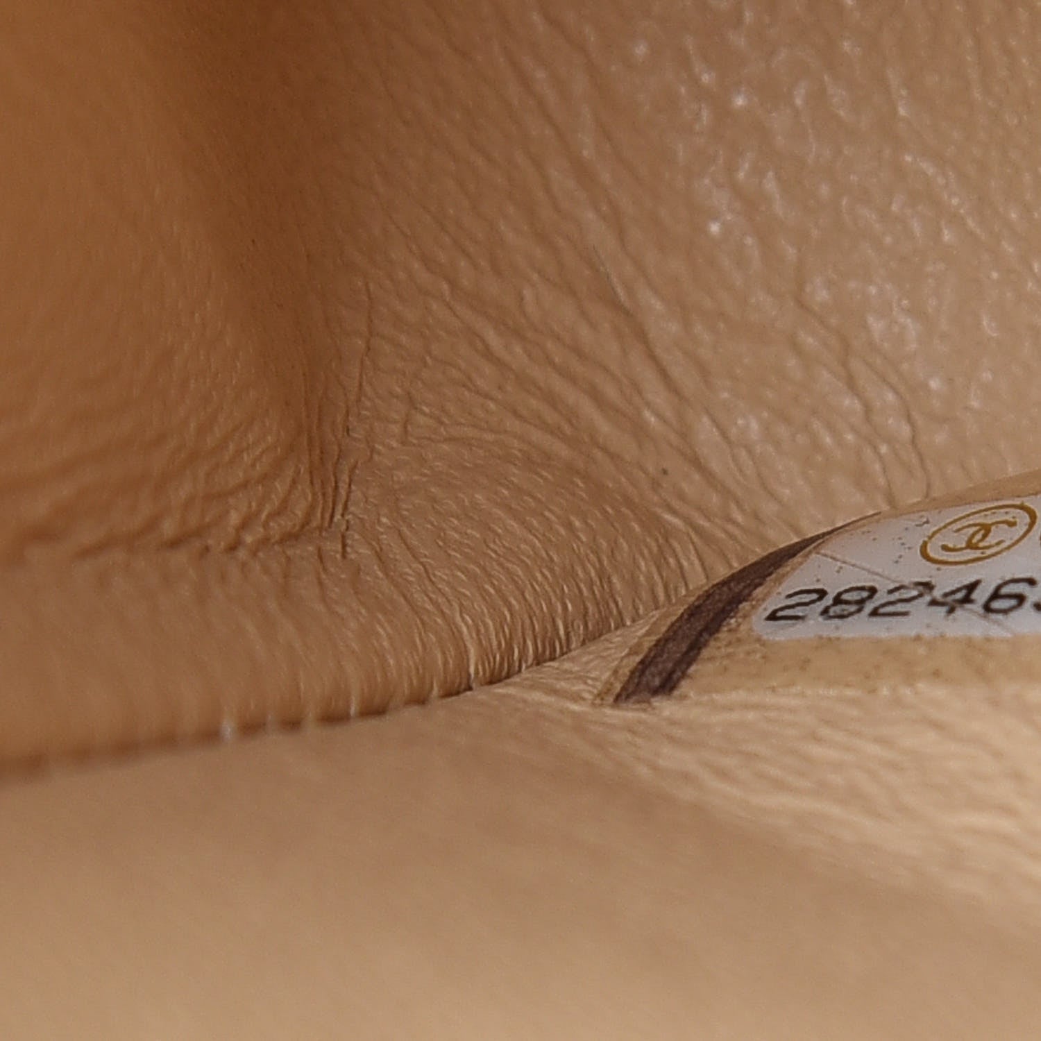 Chanel Caviar Quilted Medium Double Flap Beige 7 of 10