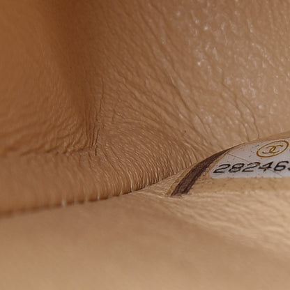 Chanel Caviar Quilted Medium Double Flap Beige 7 of 10