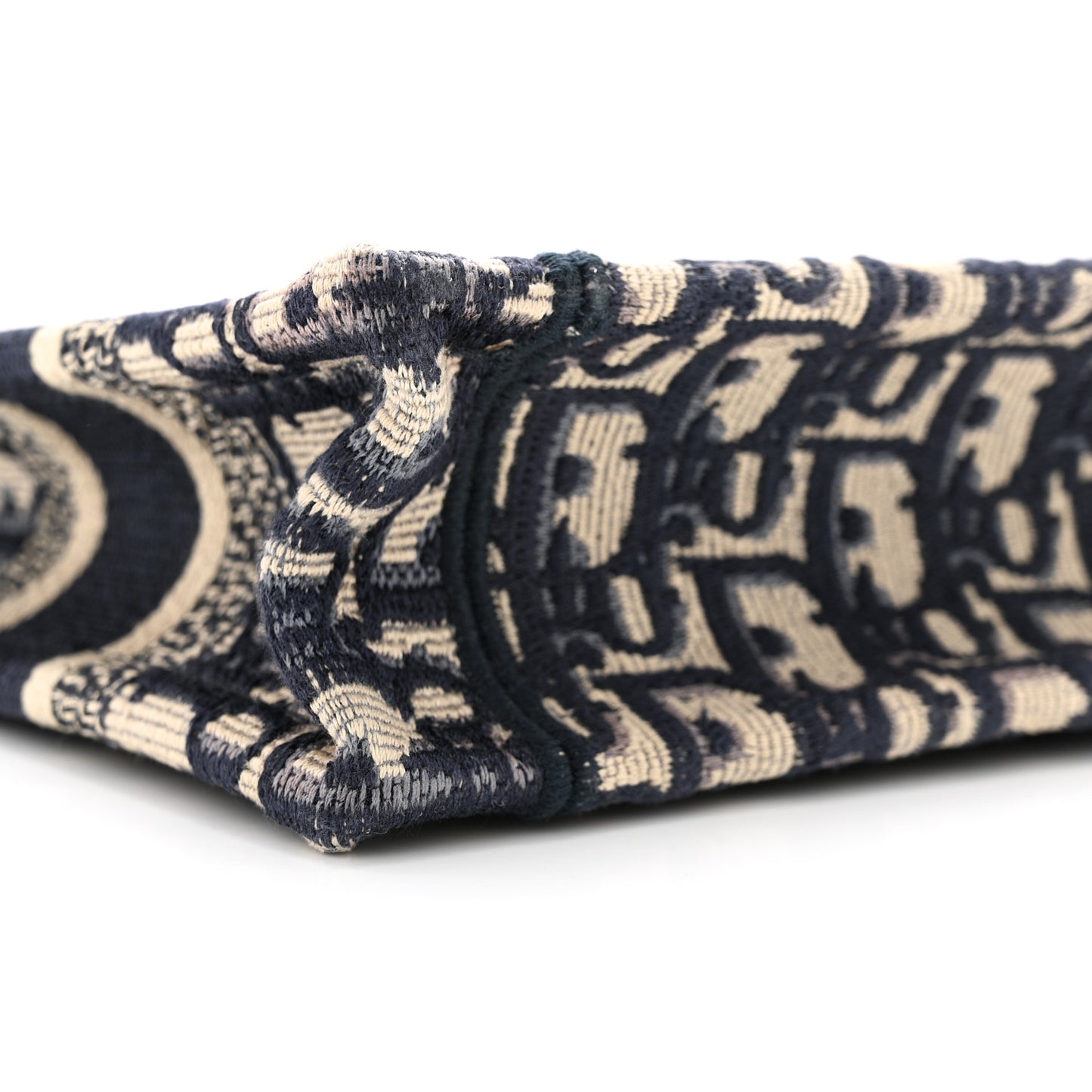 Oblique Mini Book Tote Blue Multicolor