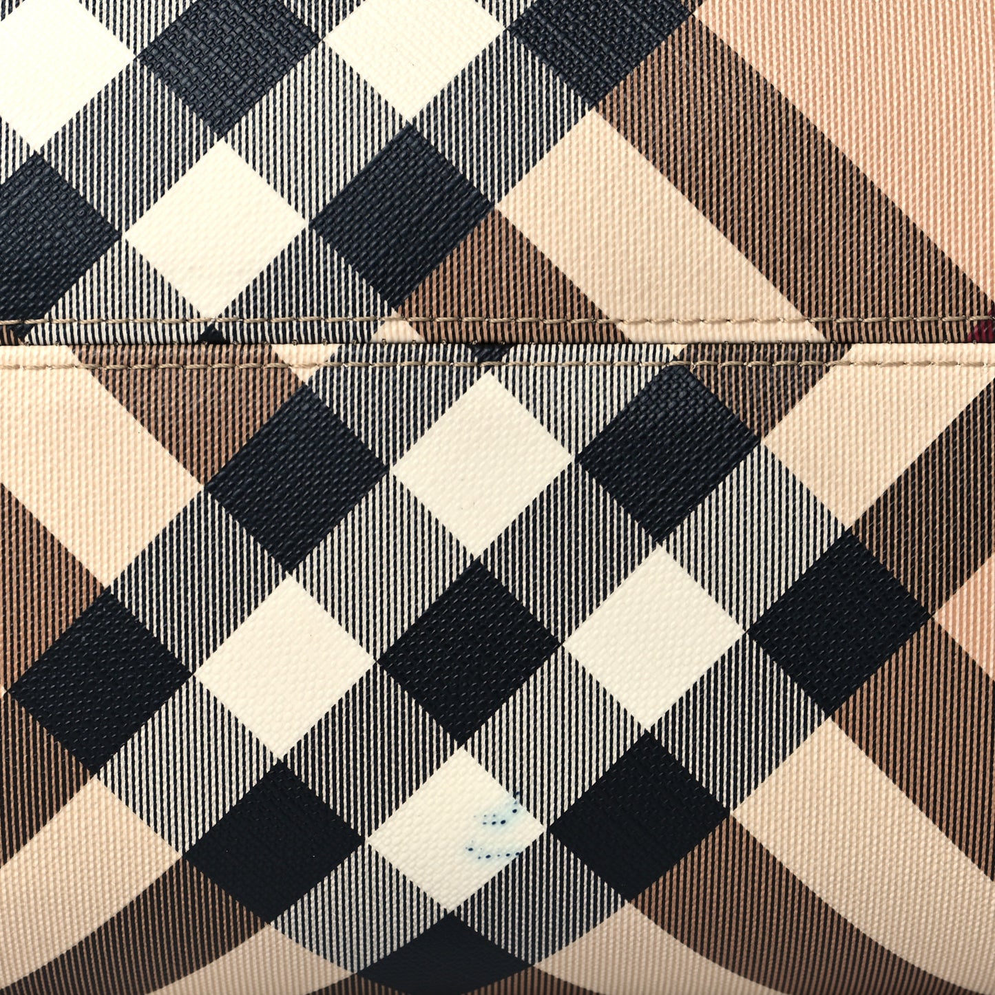 Supernova Check Patent Small Chester Bowling Bag Black