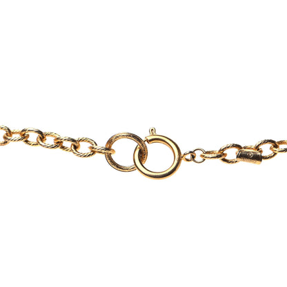 Chanel Quilted Long Chain Necklace Gold 3 of 4