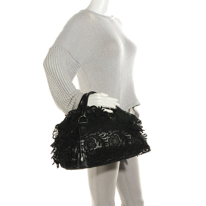 Prada Lace Pizzo S Bowler Nero Black 2 of 9
