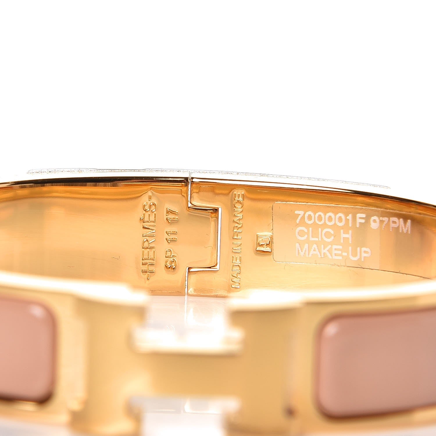 Hermes Enamel Narrow Clic Clac H Bracelet PM Make Up 4 of 7