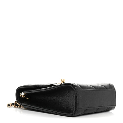 Chanel Caviar Quilted Classic Phone Holder Black 4 of 16